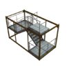 Escalier extérieur issue de secours pour bâtiments modulaires. Escalier pour les base-vie. Escalier pour les bâtiments préfabriqués.