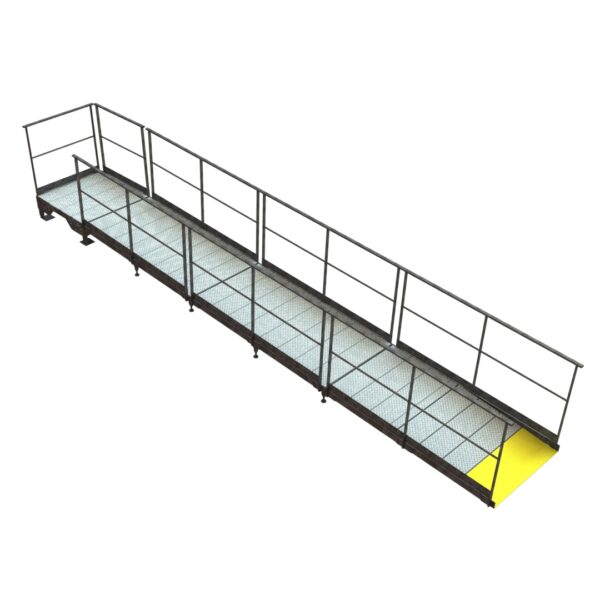 Rampe d'accès modulaire pour 34 cm de franchissement