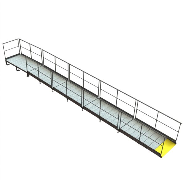 Rampe d'accès modulaire pour 46 cm de franchissement
