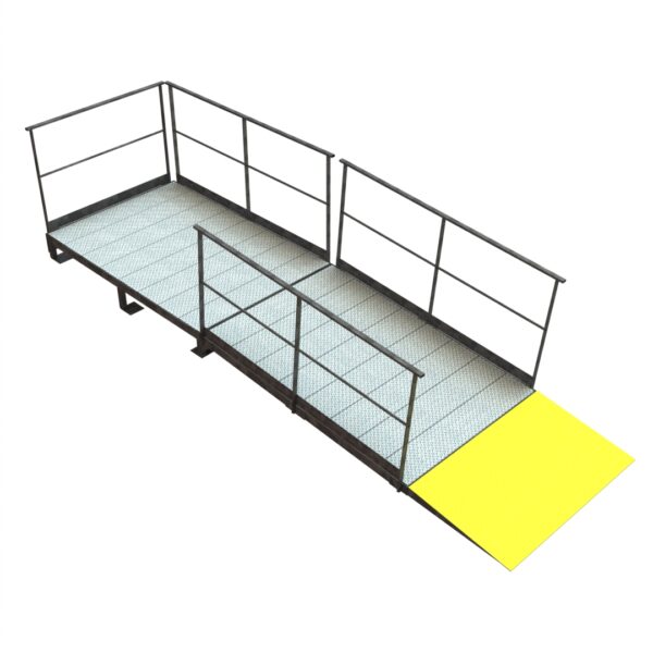 Rampe 1 module + sifflet avec palier 2245 et 4 garde-corps